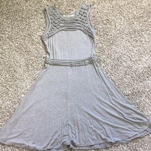Gray Skater Dress